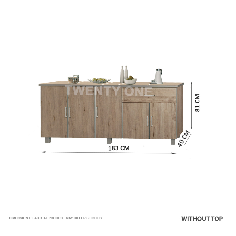 6644_CASTOR KITCHEN CABINET WITH TOP 1 B